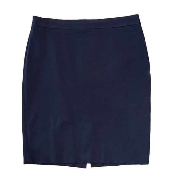 Banana Republic Navy Pencil Straight Skirt - SIZE 10 Tall - Picture 1 of 9